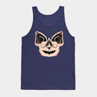 Jack-O-Bat Front Print Tank Top